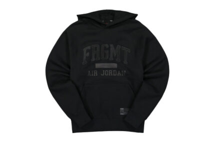 Fragment x Air Jordan Fleece Hoodie Black