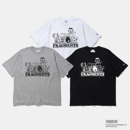 V.A. TOKYO x fragment design x Champion S/S Tee – 011A PEANUTS FRAGMENTS