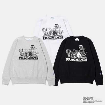V.A. TOKYO x fragment design x Champion C/N Sweat – 011A PEANUTS FRAGMENTS