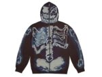 Travis Scott Cactus Jack For Fragment Skeleton Graffiti Full Zip Hoodie