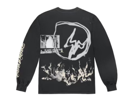 Travis Scott Cactus Jack x Fragment Manifest Long Sleeve Tee